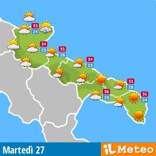 Previsioni meteo Copertino